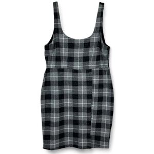 Forever 21 Plus Plaid Scoop Neck Tank Dress